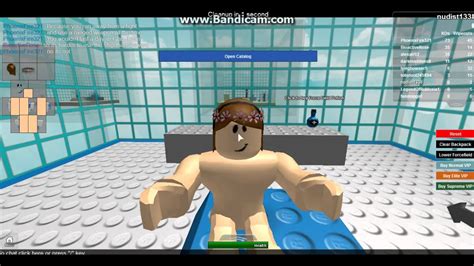 Sensual roblox girl naked in club